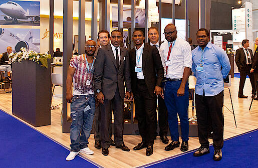 Amjet Executive SA - S. Eto'o, Striker | Anzhi Makhachkala Football ClubE 2012 - European Business Aviation Convention & Exhibition Geneva