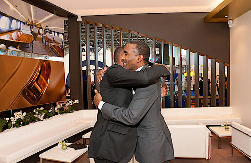A. Manany, Chairman | Amjet Executive SA - S. Eto'o, Striker | Anzhi Makhachkala Football Club