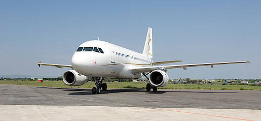 Airbus 319 CJ 100 - Business class airliner hire